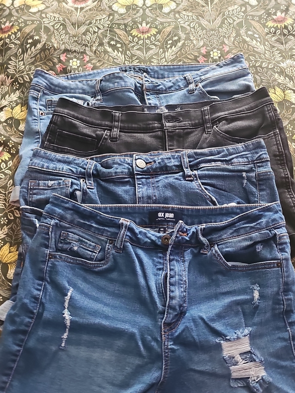 Set of 4 Women's Jean Shorts